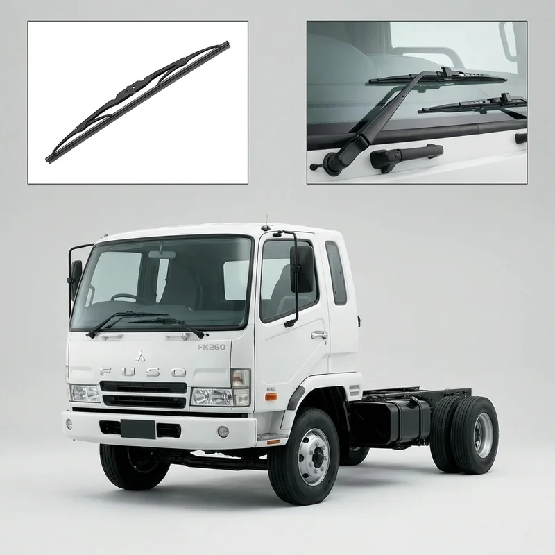 Passenger Side Wiper Blade for Mitsubishi Fuso FK260 (2008 - 2011) - 1